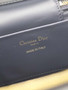 Dior Caro Small Vanity Case S5196 Blue Denim Dior Oblique Jacquard