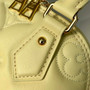 Louis Vuitton M59821 Alma BB Bubblegram Leather Banana Yellow