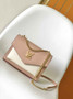 Louis Vuitton Mylockme Chain Bag M51418 Pink Beige Leather