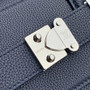 Louis Vuitton Georges Tote MM Bag M11663 blue calfskin leather - Default Title - View 5