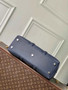 Louis Vuitton Georges Tote MM Bag M11663 blue calfskin leather - Default Title - View 4