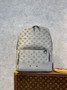 Louis Vuitton LV M46105 Racer Backpack Monogram Shadow Leather - 33 x 41 x 18 cm / Gray - View 1