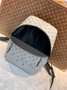 Louis Vuitton LV M46105 Racer Backpack Monogram Shadow Leather