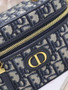 Dior 30 Montaigne Mini Vanity Case S2332 Blue Dior Oblique Jacquard
