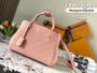 Louis Vuitton M41053 Montaigne BB Monogram Empreinte Leather Pink