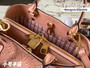 Louis Vuitton M41053 Montaigne BB Monogram Empreinte Leather Pink
