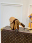Louis Vuitton Swing Shoulder Bag M20396 Brown Leather