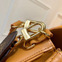 Louis Vuitton Swing Shoulder Bag M20396 Brown Leather