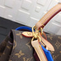 Louis Vuitton M42738 Cluny BB Bag Monogram Canvas Blue