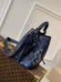 Louis Vuitton Muria Bucket Bag M59554 - Blue Leather Handbag
