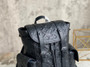 Louis Vuitton M20899 Christopher Backpack PM Leather Black - 32 x 39 x 12 cm / Monogram canvas - View 3