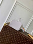 Louis Vuitton Nano Noé Bag M14224 Gray White Leather - Default Title - View 5