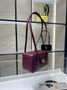 Chanel Long Vanity with Leather Strap AP5067, Calfskin Dark Burgundy - Default Title - View 3