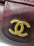 Chanel Long Vanity with Leather Strap AP5067, Calfskin Dark Burgundy - Default Title - View 5
