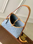 Louis Vuitton CarryAll PM Bag M11462 Blue Denim