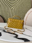 Chanel Vanity with Chain, AP5212 Shiny Calfskin Dark Yellow - Default Title - View 3