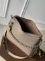 Louis Vuitton Hand It All MM Bag, M24133 Gray Mahina Calfskin - Default Title - View 4