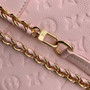 Louis Vuitton Backup M47074 Pink Monogram Leather
