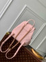 Louis Vuitton Backup M47074 Pink Monogram Leather