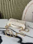 Chanel Vanity with Chain, AP5212 Shiny Calfskin Beige