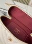 Chanel Vanity with Chain, AP5212 Shiny Calfskin Beige