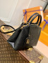 Louis Vuitton M58916 Petit Palais tote bag Monogram Leather Black