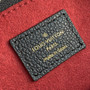 Louis Vuitton M58916 Petit Palais tote bag Monogram Leather Black