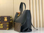Louis Vuitton Low Key Cabas MM Bag M25341 Black Smooth calf leather