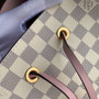 Louis Vuitton N40152 NéoNoé MM Bucket Bag Damier Azur Canvas - 26 x 26 x 17.5 cm / Damier Azur Canvas Pink - View 6