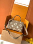 Louis Vuitton Madeleine MM Bag, M46041 Gray Cowhide Leather - Default Title - View 3
