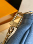 Louis Vuitton Mini Pochette Accessoires M80732 Blue Leather - Default Title - View 6