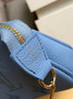 Louis Vuitton Mini Pochette Accessoires M80732 Blue Leather