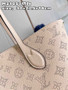 Louis Vuitton M21850 Blossom MM Bag Mahina Leather In Crème Beige