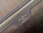 Louis Vuitton M40995 Neverfull MM Tote Bag Denim textile jacquard Brown