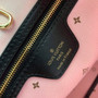 LV M46137 Louis Vuitton Neverfull MM Tote Bag Black