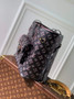 LV M46137 Louis Vuitton Neverfull MM Tote Bag Black