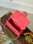 Louis Vuitton M20747 Dauphine Chain Wallet Pink - 18.5 x 12 x 5 cm / Pink / Cowhide-leather trim - View 5