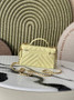 Chanel Vanity with Chain, AP5212 Shiny Calfskin Yellow - Default Title - View 2