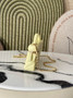 Chanel Vanity with Chain, AP5212 Shiny Calfskin Yellow - Default Title - View 3
