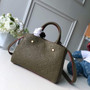 Louis Vuitton M41053 Montaigne BB Monogram Empreinte Leather Green