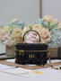 Dior 30 Montaigne Mini Vanity Case S2332 Black Dior Oblique Jacquard
