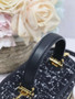 Dior 30 Montaigne Mini Vanity Case S2332 Black Dior Oblique Jacquard