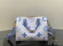 Louis Vuitton M22987 Speedy Bandoulière 25 Bag Monogram canvas Blue - Default Title - View 2