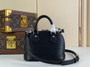Louis Vuitton Braided Alma BB Bag M40862 Black Epi Leather
