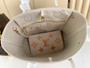 Louis Vuitton M46516 Neverfull MM Monogram Empreinte Leather Beige