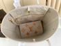 Louis Vuitton M46516 Neverfull MM Monogram Empreinte Leather Beige