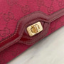Gucci Luce small shoulder bag 786027 in red Original GG canvas