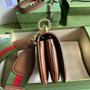 Gucci �?98643 Blondie mini bag in cuir leather brown