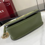 Gucci Blondie mini shoulder bag in green suede ‎815711 - Default Title - View 4