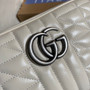 Gucci �?47632 GG Marmont small shoulder bag White